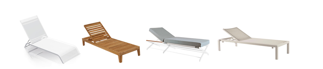 SUN LOUNGER | Teak Aluminium