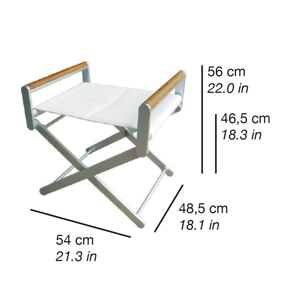 OSKA24 | Silver stool