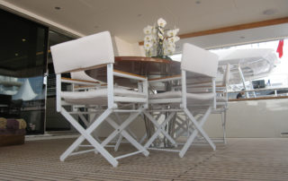 OSKAR | Director's chairs in powder-coated aluminum
