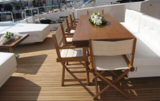 OVAL | Sedia regista in legno