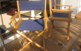 OVAL | Acrylic Director Chair