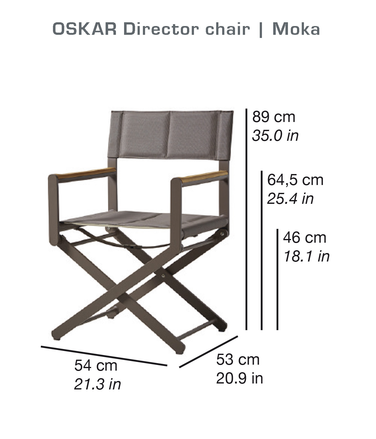 OSKAR Director chair | Moka