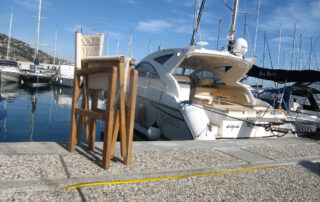 SQUARE | Sedia regista in teak