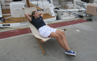 DAPHNE | Sdraio in teak