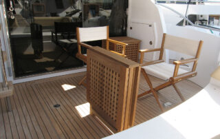FTZ | Tavoli a carabottino in teak