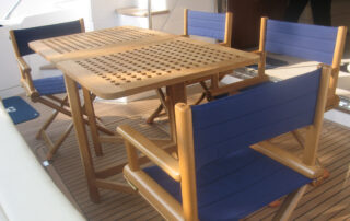 FTZ | Tavoli a carabottino in teak