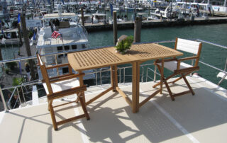 FTZ | Tavoli a carabottino in teak