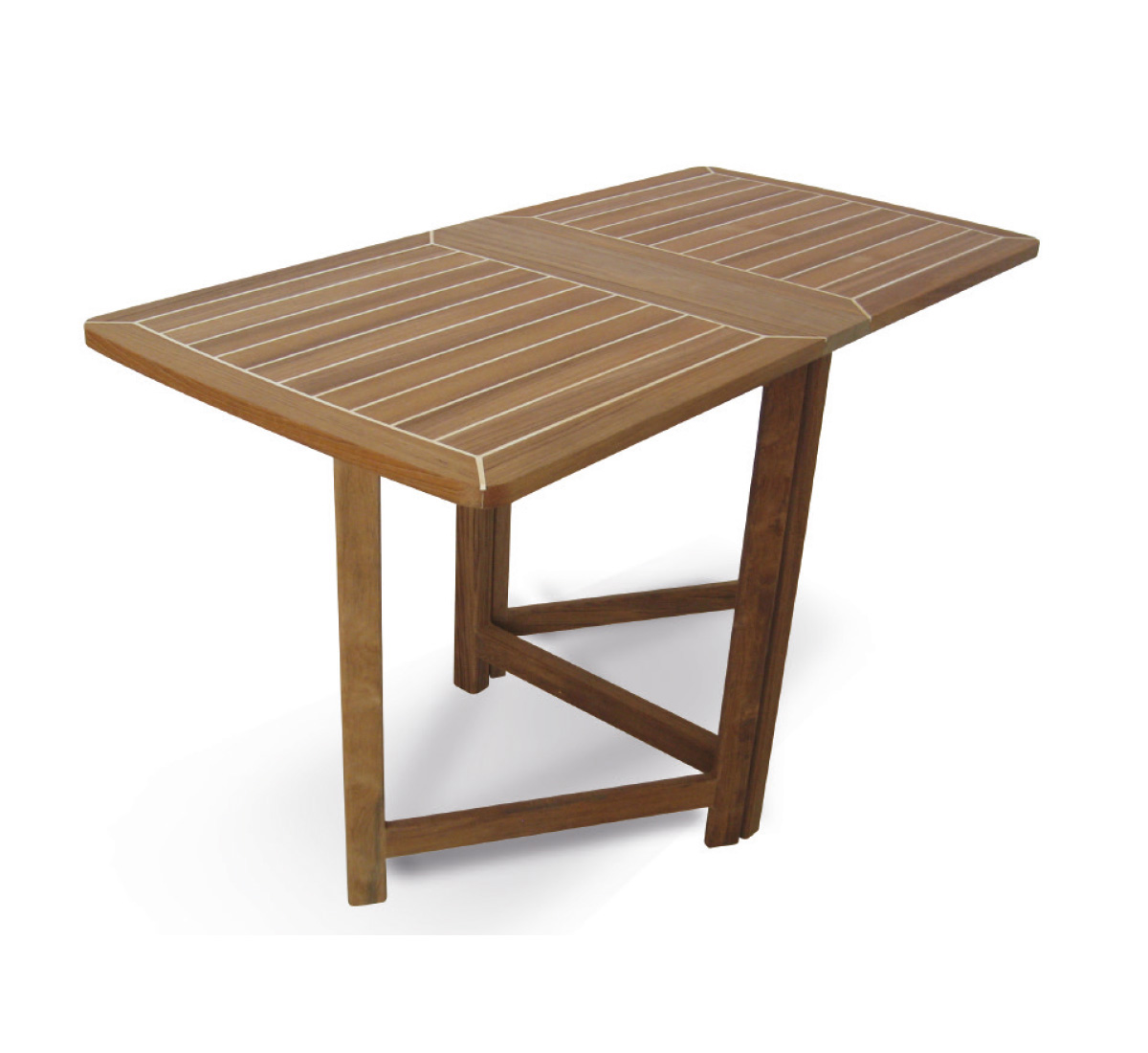 FTZ | Teak tables | White stripes