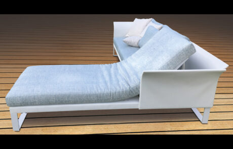K0NFY | Sofa con penisola a lettino
