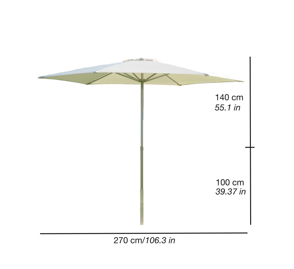 AGILE | Aluminium Parasol