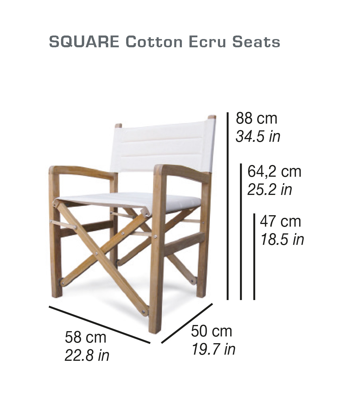 SQUARE | Cotton Seats