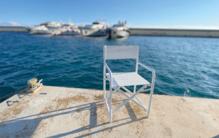 PAROS | Fauteuil metteur en scène en aluminium