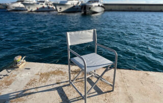 PAROS | Fauteuil metteur en scène en aluminium