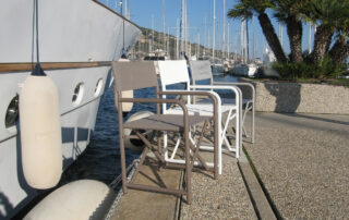 PAROS | Sedie regista in alluminio