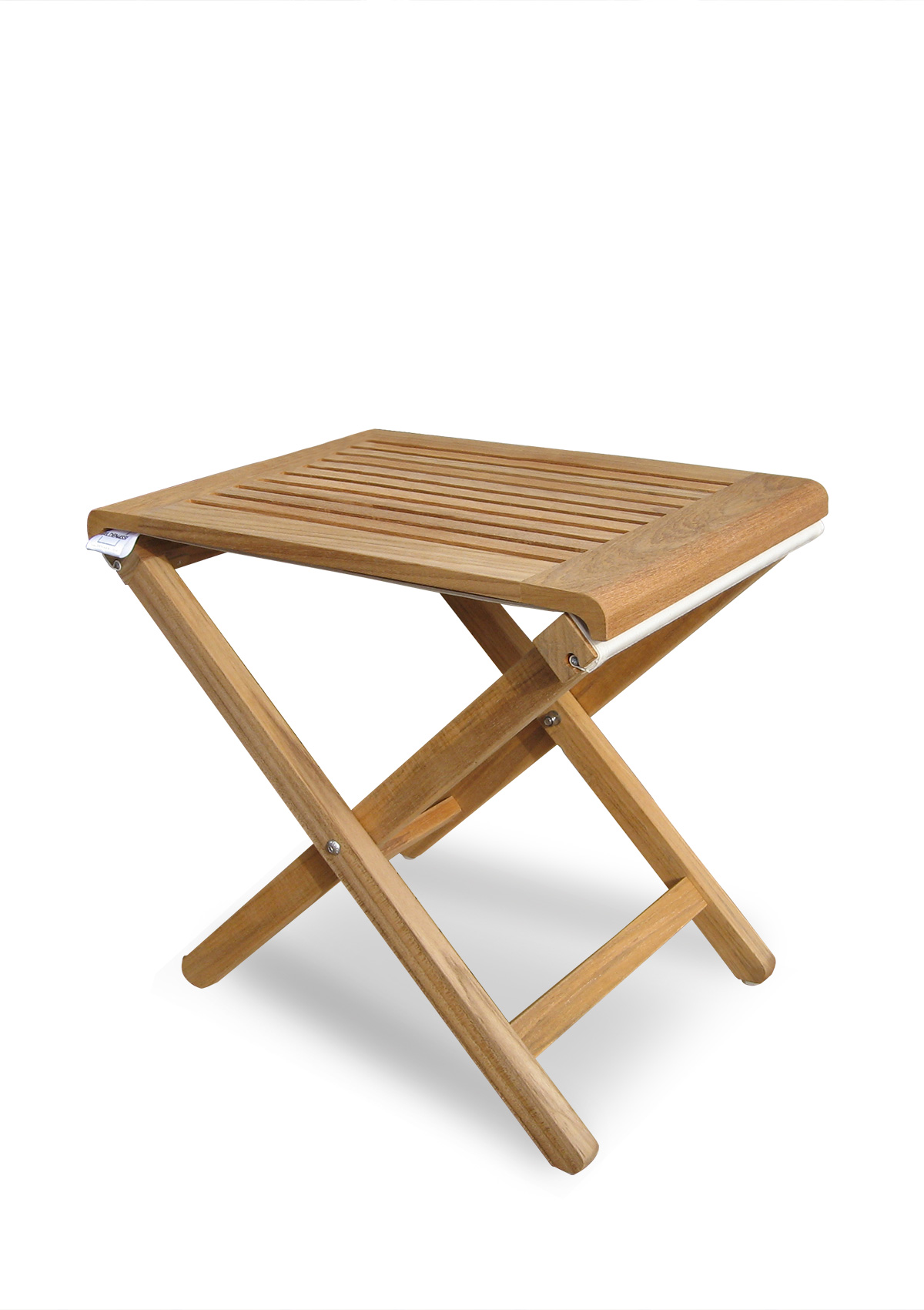 SQUARE | Sgabello in teak