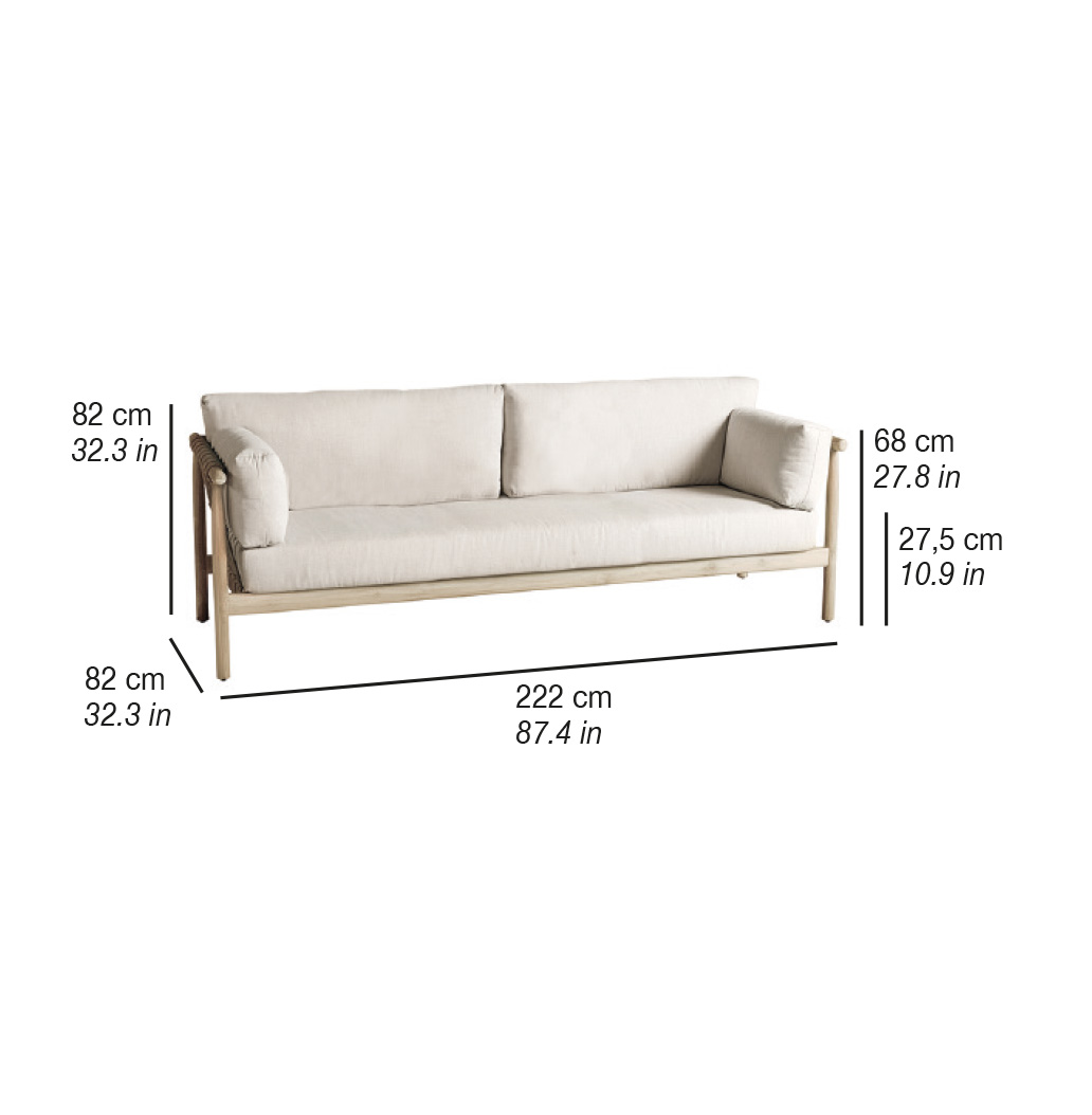 SPEROSE | 3 Seater sofa
