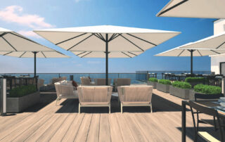 ONE STEP Parasol | Central pole