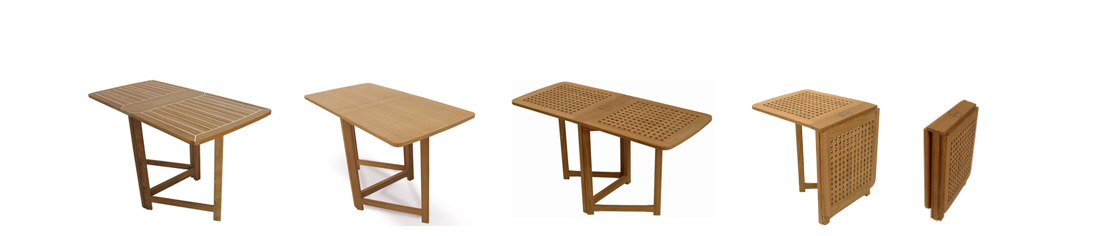 TAVOLI | Pieghevoli in teak