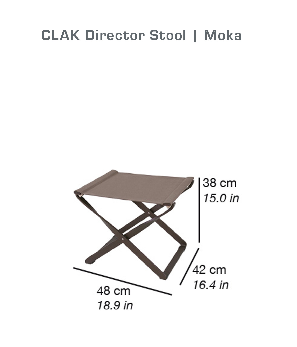 CLAK Sgabello | Moka