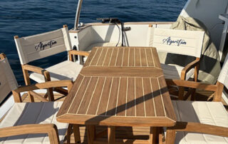 SQUARE | Sedie regista in teak