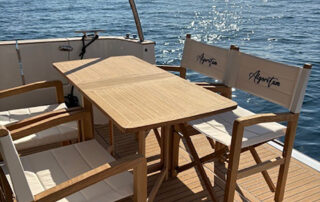 SQUARE | Sedie regista in teak