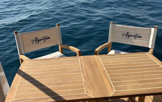 SQUARE | Sedie regista in teak