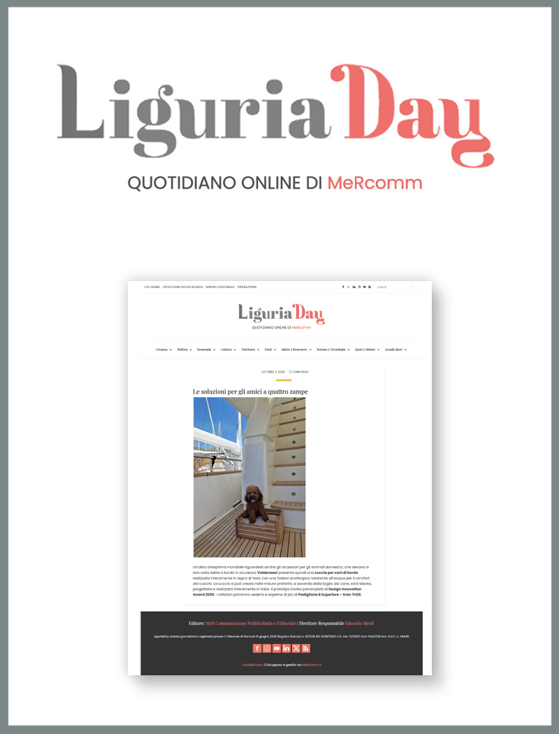 Liguria Day | 03-10-2026